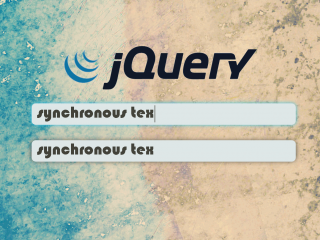 Синхронная запись в текстовое поле на jQuery
